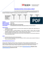 SION Internships 2024 Openings