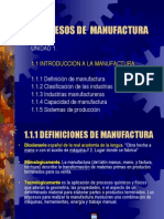 Que Es Manufactura