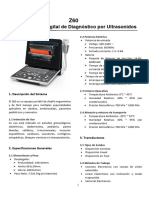 Hoja de Datos Ecografo Z60 Mindray