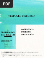 Tema 7. El Discurso