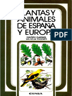 Libro-Guía - Plantas y Animales de España y Europa. (Edita Eunsa.1985)