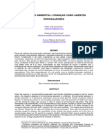 Educação Ambiental - Crianças Como Agentes Propagadoras - Valdirene