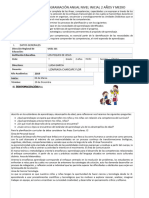 PROGRAMACIÓN ANUAL NIVEL INICIAL 2 y Medio AÑOS