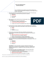 Post Test Pharmacology With Answers