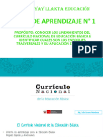 Sesión 1,2y3 Curriculo Nacional-Programación Curricular