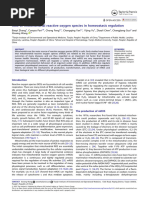 Role of Mitochondrial Reactive Oxygen Species in Homeostasis Regulation