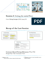 Session 4-Pricing Strategies