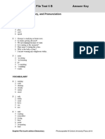 EF4e Elem Filetest 05b Answer Key