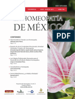 La Homeopatía de México No. 709 (Julio - Agosto de 2017)