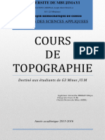 Cours de Topographie G3 Mines 