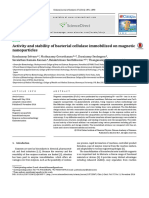 Activity and Stability of Bacterial Cellulase Immobilized On Magnetic Nanoparticles