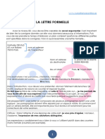 Lettre Formelle