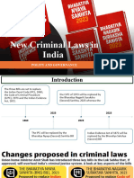 New Criminal Laws