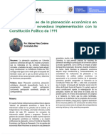 La Planificacion en Colombia Artículo Maximo Perez