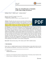 GIS-based Methodology For Identification of Suitable Locations For Rainwater Harvesting Structures