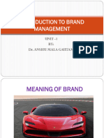 Modified Brand Management Unit 1