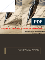 (Slide) Noções e Conceitos Básicos Da Paleografia