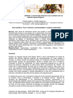 Agroecologia e Ancestralidade - A Cosmovisão Africana e Sua Conexão Com Os Saberes Agroecológicos