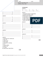 EF4e Int Progresstest 6 10A Answersheet