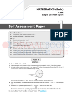 CBSE Sample Question Paper Mathematics Basic