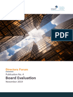 Board Evaluation by PWC