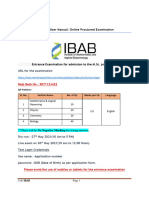 Candidate User Manual IBAB