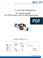 8P1088 PowerLok 10mm G2 1 POS 180D Plug Assembly Manual - Rev - 11