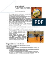 Caracteristicas y Reglas Del Voleibol