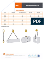 Grade 8 Single Leg Chain Slings en 818-4