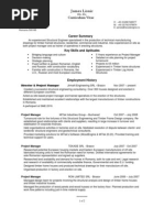 Lisnic Eugeniu CV (Curriculum Vitae, Resume)