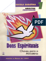 Dons Espirituais Chaves para o Ministério (Escola Sabatina) - Compactado