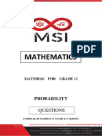 MSI Probability Questions