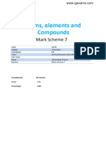 4.7 Atoms Elements and Compounds MS IGCSE CIE Chemistry Extended Theory Paper