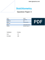 5.3 Stiochiometry QP - Igcse Cie Chemistry - Extended Theory Paper