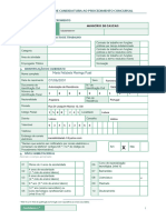 Formulario Procedimento Concursal