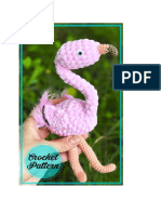 Cute Flamingo Amigurumi Free PDF Crochet Pattern