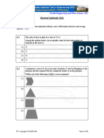 GATE Textile Engineering Fibre Science Paper 2021