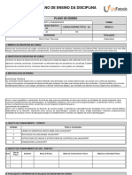 Plano de Ensino - Desenvolvimento Web Javascrip e Frameworks