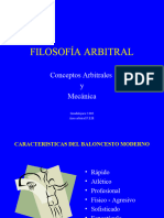 Filosofia Del Arbitraje