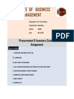 Procurement & Inventory Management