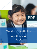 Working With Us: Application Pack