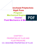 Fluid Mechanics & Machinery Chapter 1