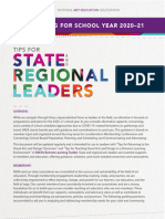 Tips For State and Regional Leaders