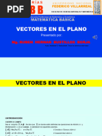 Matematica Basica-VECTORES EN EL PLANO-Estadistica - UNFV RHBB 2024