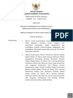 Perbup Sleman Nomor 10.3 Tahun 2021 TTG Pedoman Pemberian Dan Pengelolaan Hibah Keagamaan Dan Pendidikan