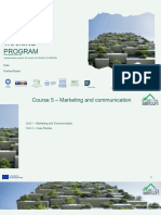 M5 - Project - C5.2 - Marketing and Communication