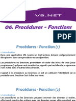 Procedures - Fonctions