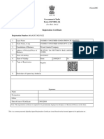 GST Registration Certificate Cosmic