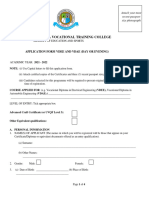 Application form-VDAE - VDEE