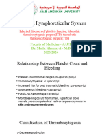 Inherited Disorders of Platelet Function, ITP and TTP